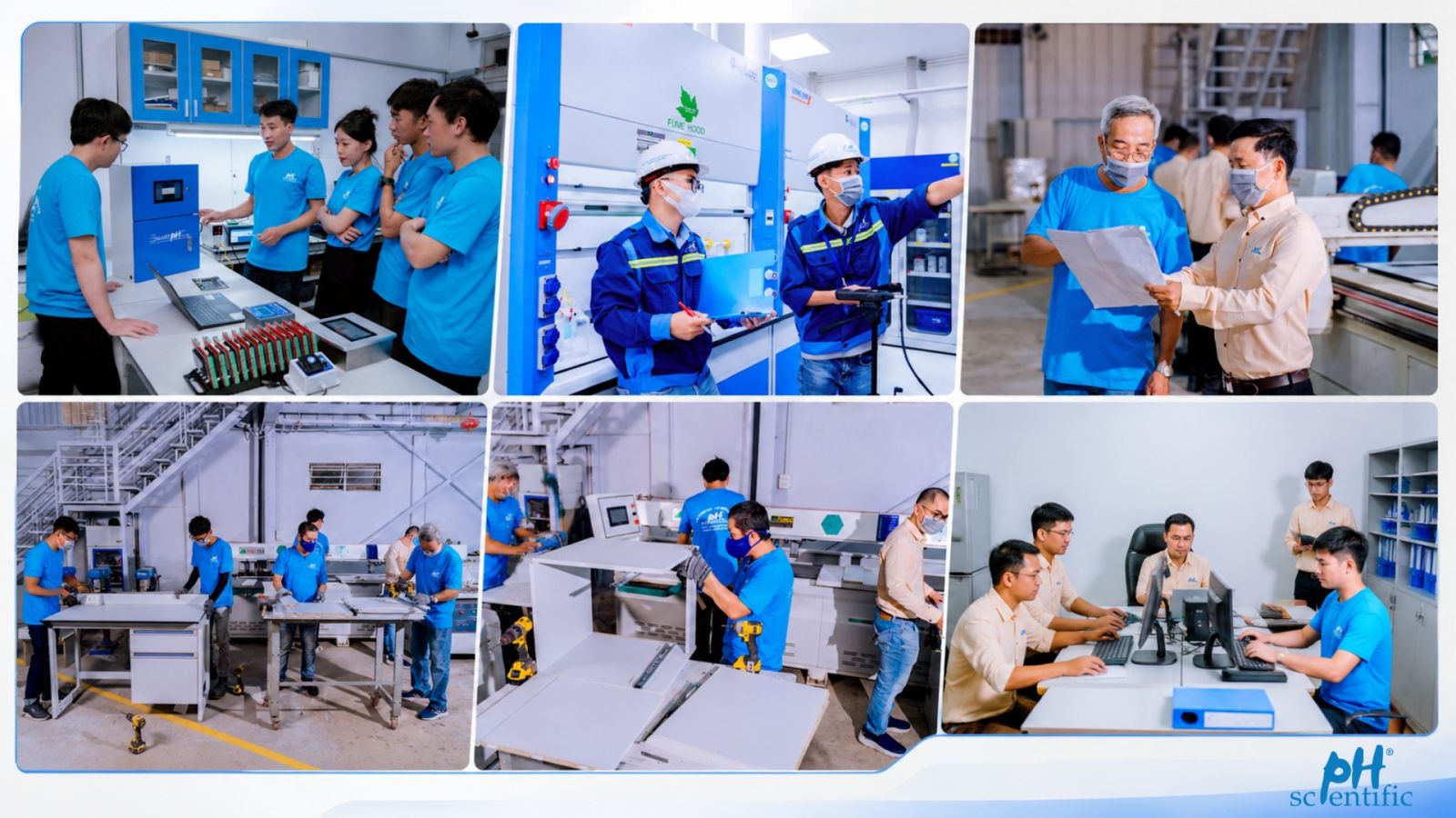 Phương hải JSC Đang thi công phòng thì nghiệm